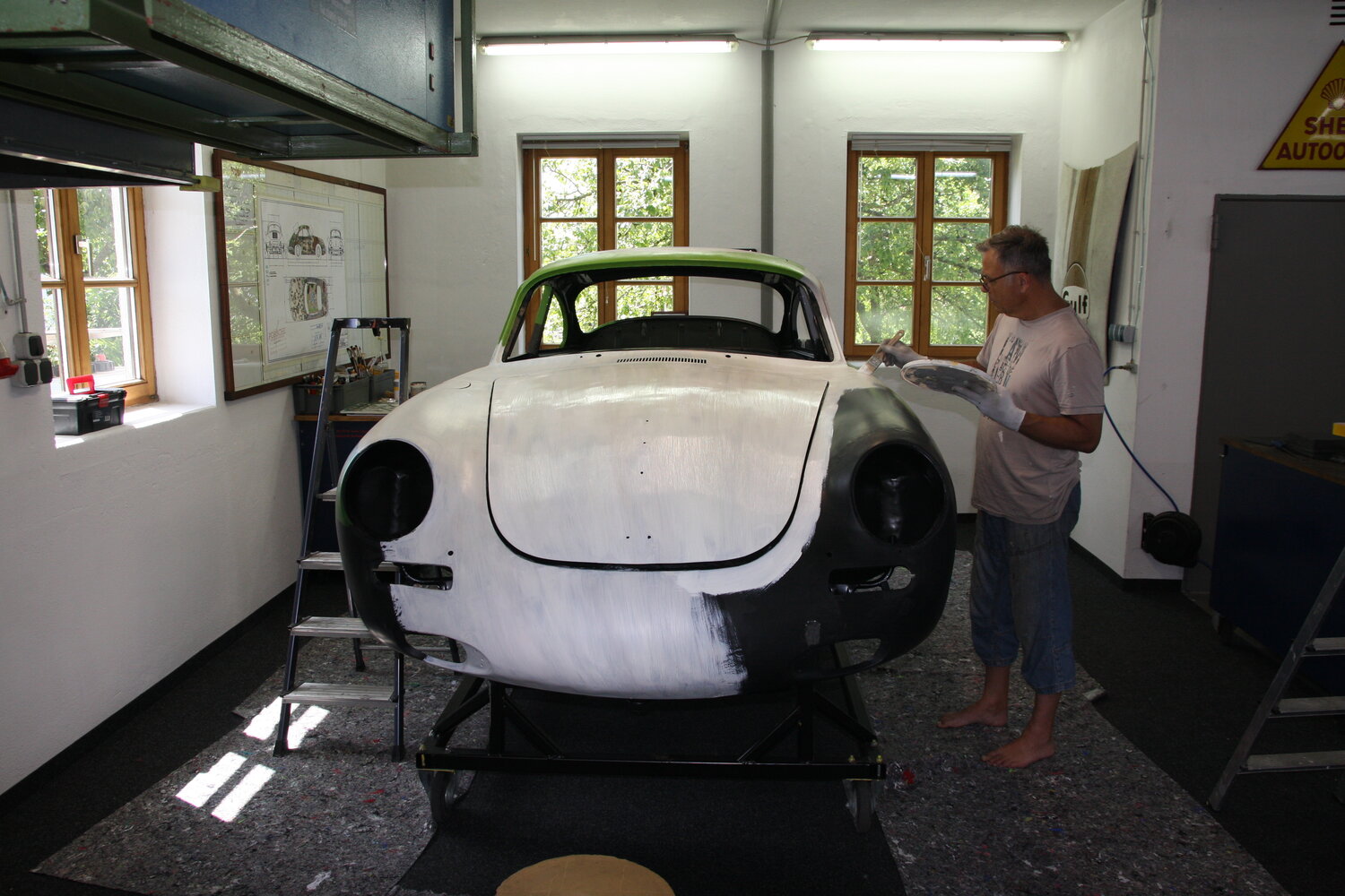 Detail der Vorlage für die Bemalung des Wimmelporsche